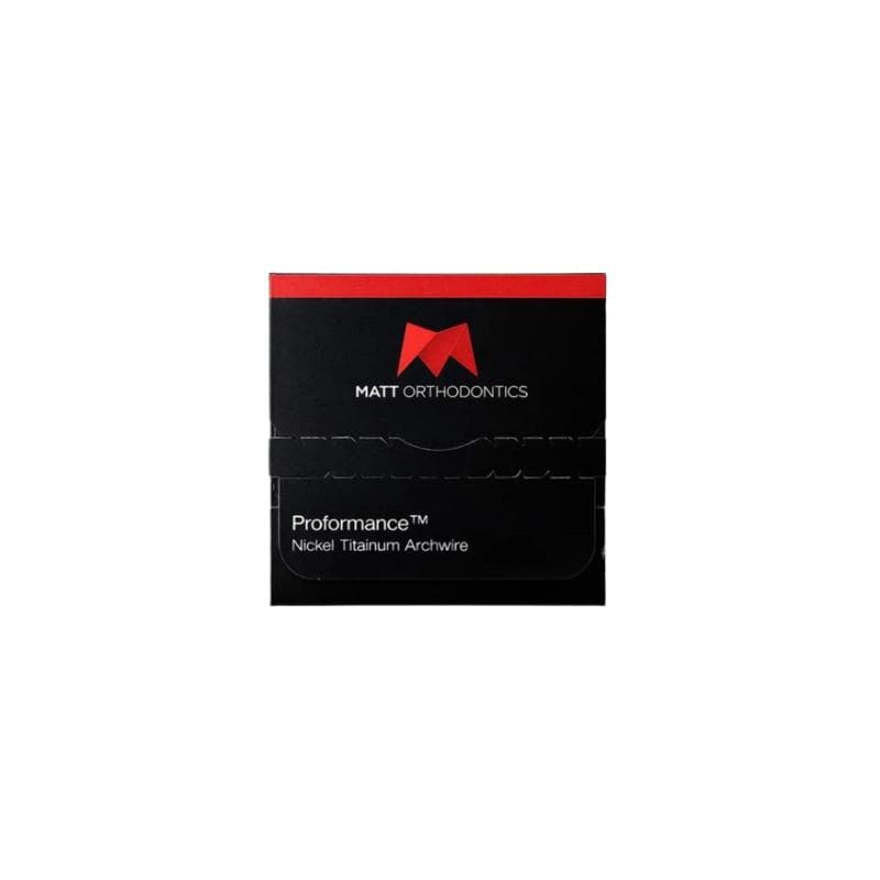 5 Packs Of Matt Ortho NiTi ProFormance Archwires Reverse Curve Round Upper 0.018 + 1 Free